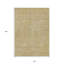 Tapis extérieur lavable à motif géométrique 10 pi x 14 pi doré et beige