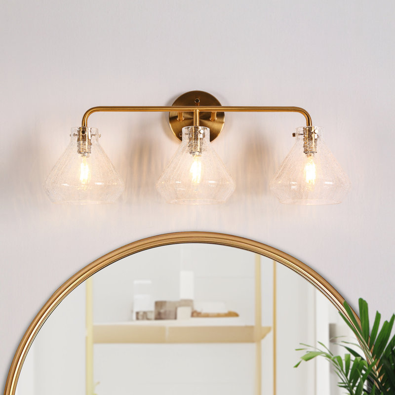 Jenavicia 3 - Light Dimmable Cracked Bathroom Vanity Light