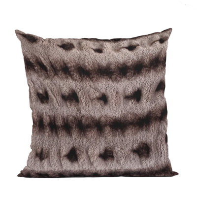 Housse de coussin rectangulaire moelleux en polyester / mélange de polyester