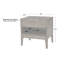 Table de chevet 1 tiroir Bump en noyer persan