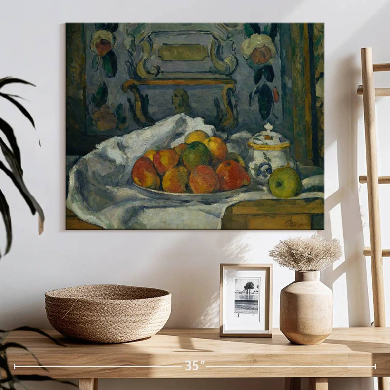 Plat de pommes Cezanne, 20" H x 25" W