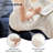 35.3"Armless Seat and Ottoman with Chenille Upholstery-1630588432