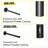 5 Piece Metal Industrial Pipe Shelves