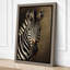 Frontal Zebra Modern - Wrapped Canvas-1906685523-1906685541