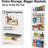 Door Spice Rack with Adjustable Racks