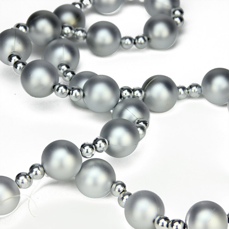 Guirlande 9 ', Argent luisant
