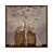 Toile avec cadre en bois brun classique est en rupture de stock
