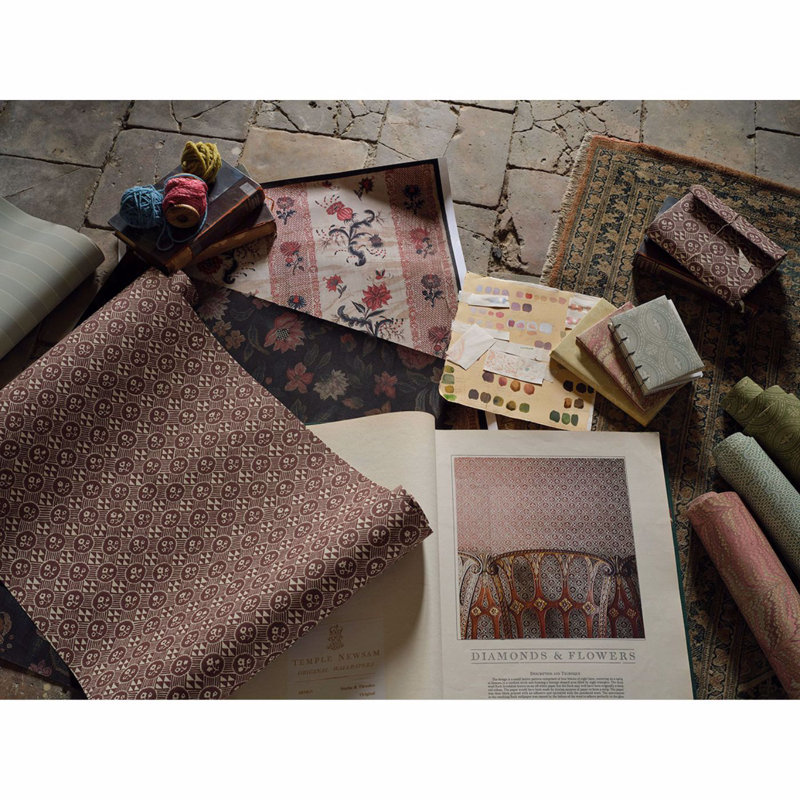 Diamonds & Flowers, Tuscan Pink