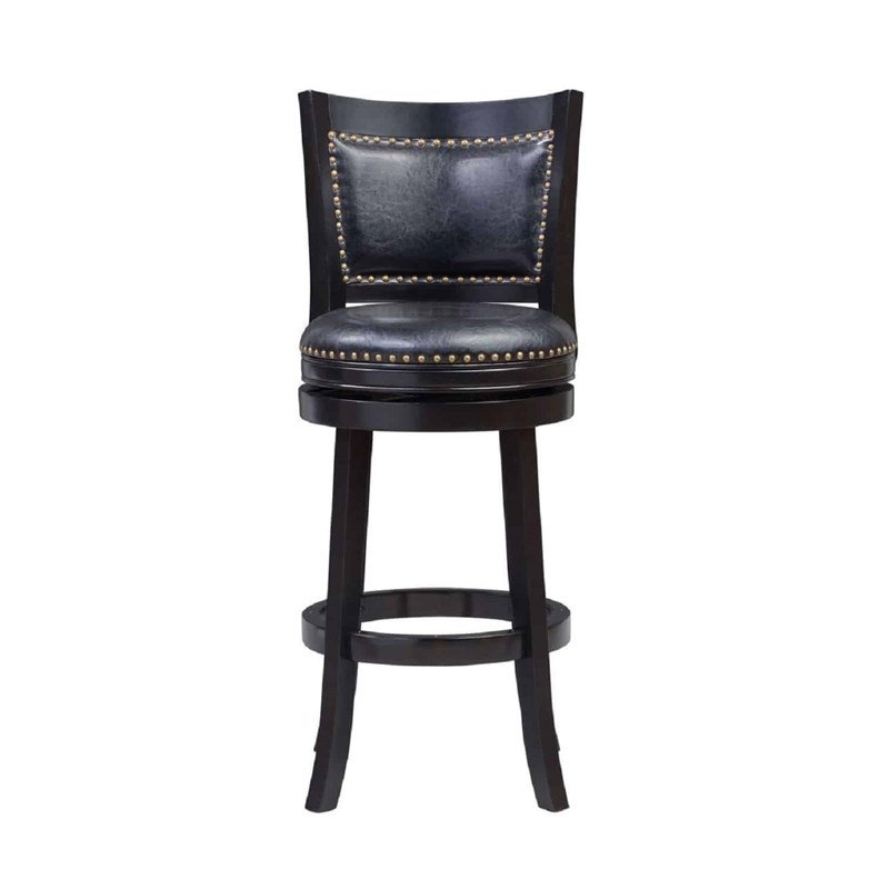  Tête de clou pivotante en similicuir, Extra Tall (44" Seat Height)