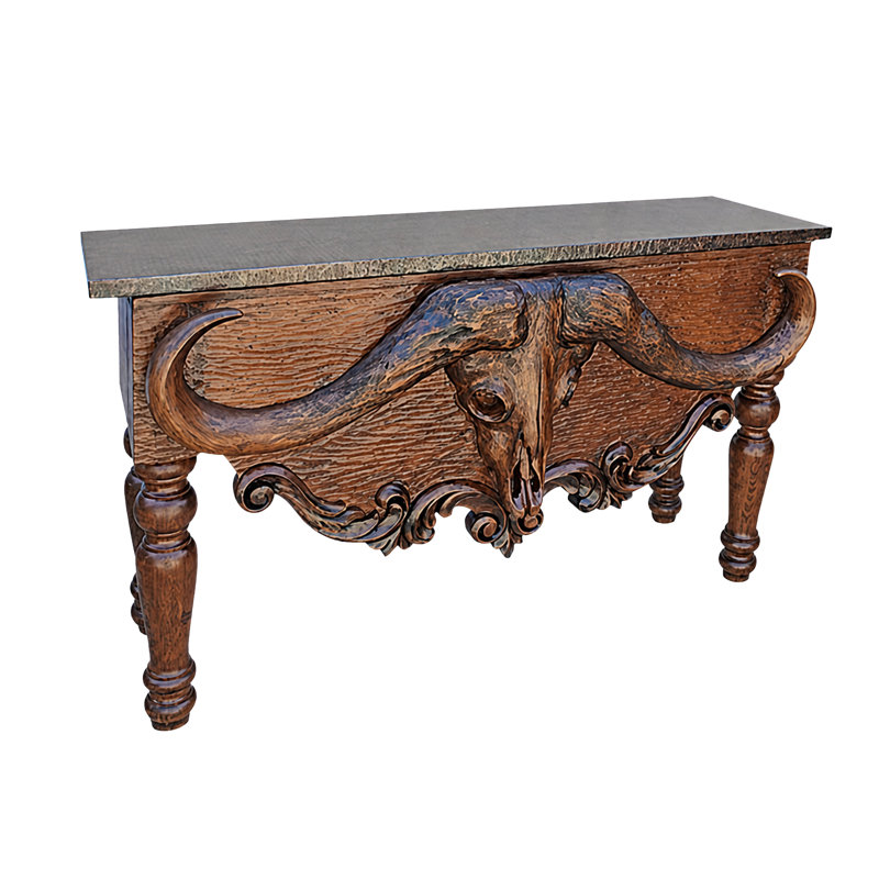 Console Buffalo Skull