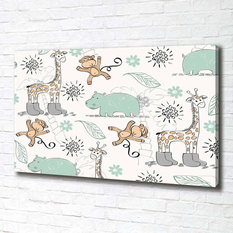 Animals - Wrapped Canvas Print