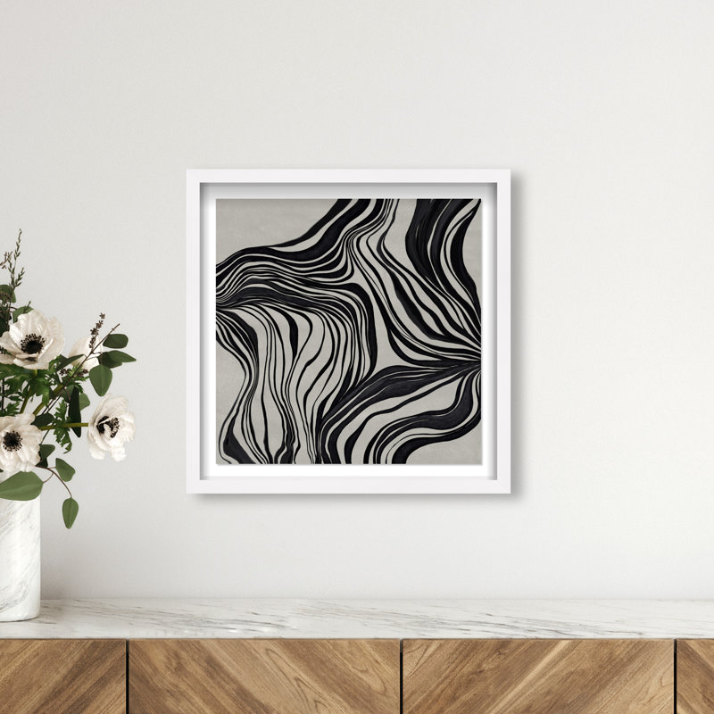 Emotional II Print by Oliver Gal, 17.5"H x 17.5"W, White Shadowbox