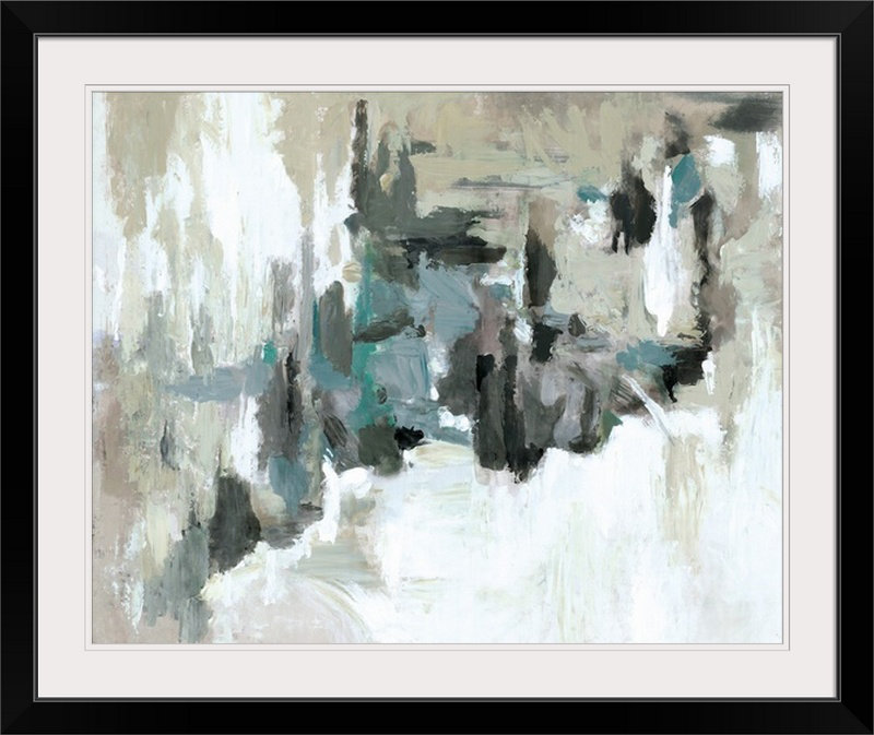 « calme before the storm », reproduction d’art, Cadre noir, H 20 po x l 23 po x P 1 po