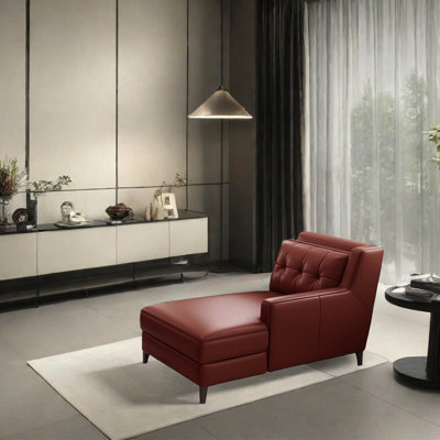 Fauteuil inclinable ergonomique en cuir rembourré d'éponge