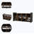 Rafael 8Compartment Rectangle Entryway Shoe Rack Carbon