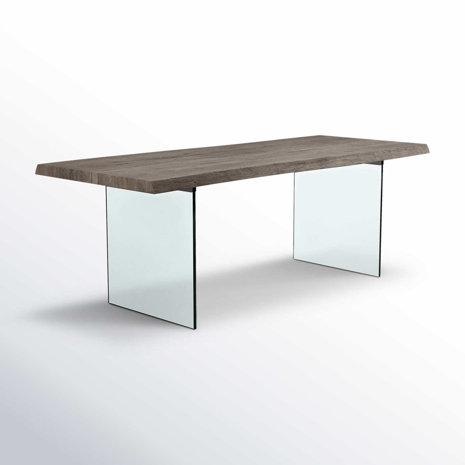 Colin Dining Table, Sandblasted Gray, 29.75"H x 116"L x 40"W