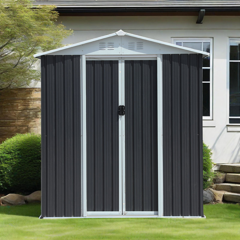 Outdoor Storage Shed, 72.2" H x 74.5" W x 45.3" D