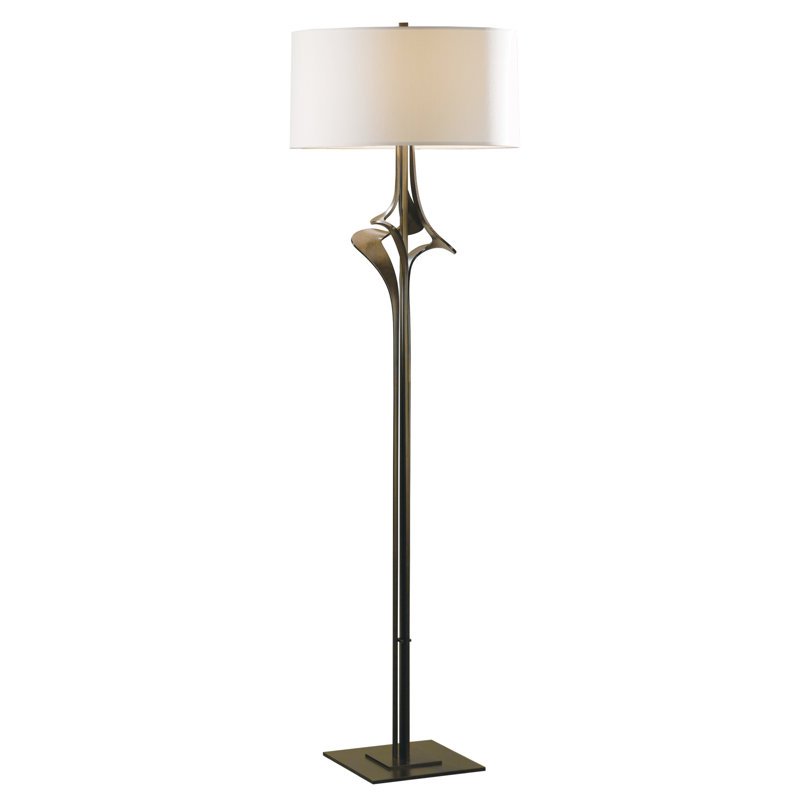 Antasia 59" Floor Lamp, Natural Anna, Bronze