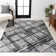Blackmun Modern Abstract Black/Gray Rug