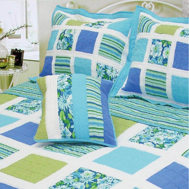 Cotton Patchwork Quilt, King