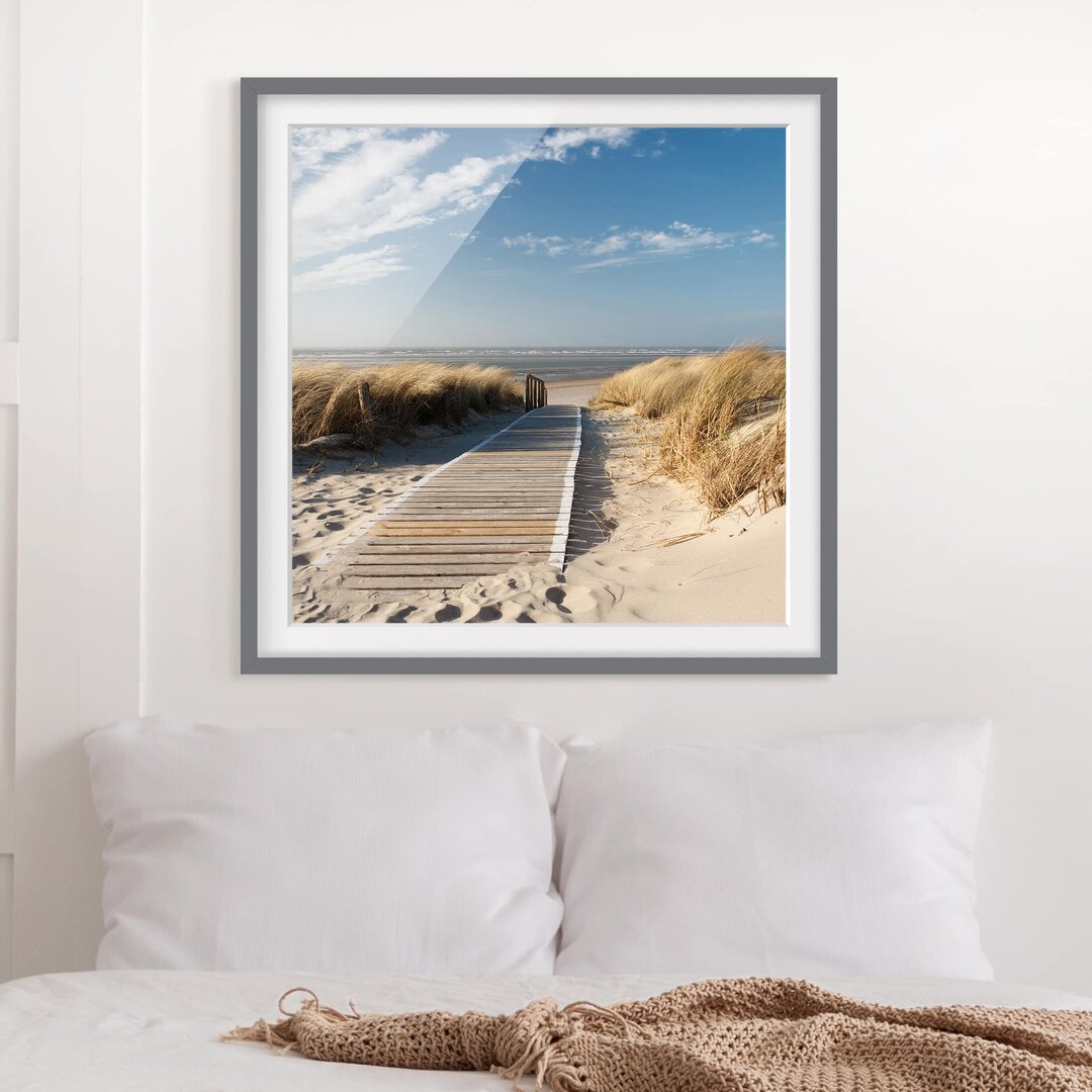 Gerahmtes Poster Baltic Sea Beach