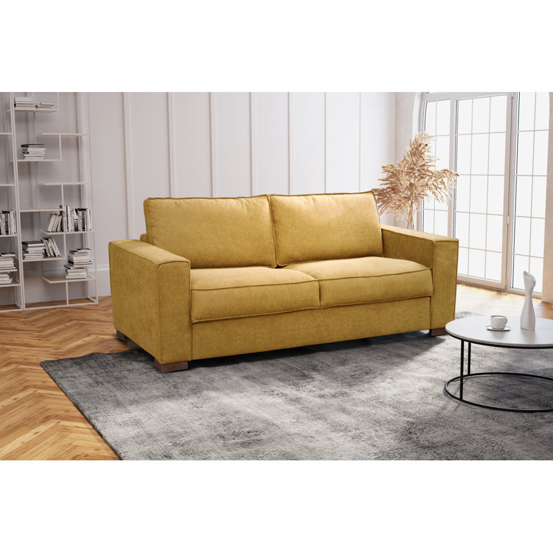 Maximina 2 Seater Sofa Bed, Yellow