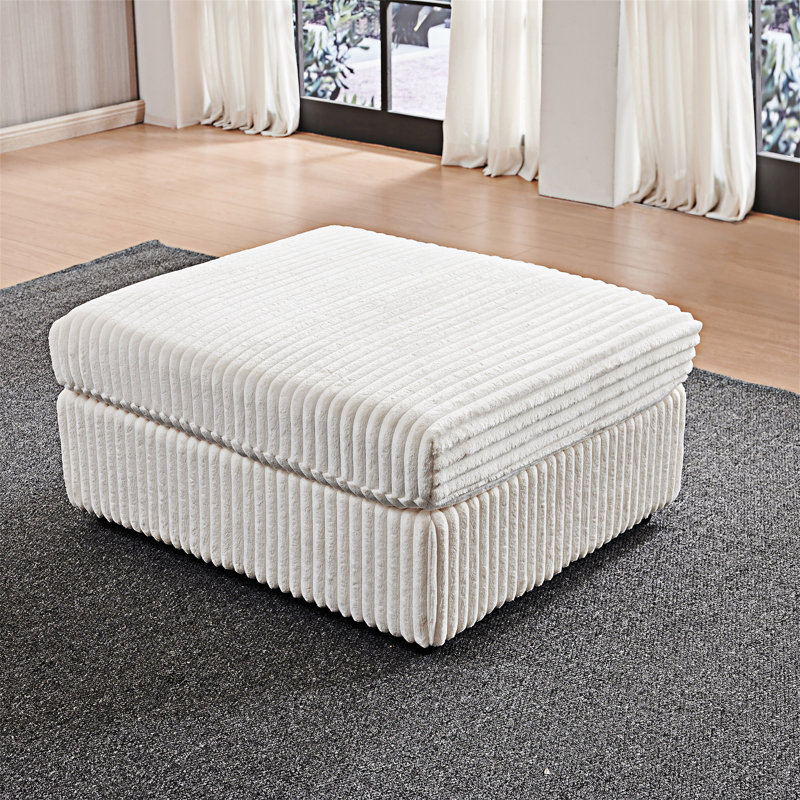Modular Convertible Sofa With Ottoman