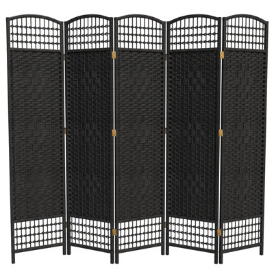 67" Tall Woven Room Divider 