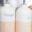 Nicola Spring 2 Piece Hand-Printed Oil & Vinegar Pourer Bottles Set - 500ml - Orange