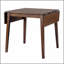 Table de salle à manger extensible de 29 à 45 po pour 4 personnes, table de cuisine pliante avec pieds en bois d'hévéa, table de salle à manger peu encombrante pour le salon, la cuisine, la salle à manger et le petit espace (table seulement)-1140499349