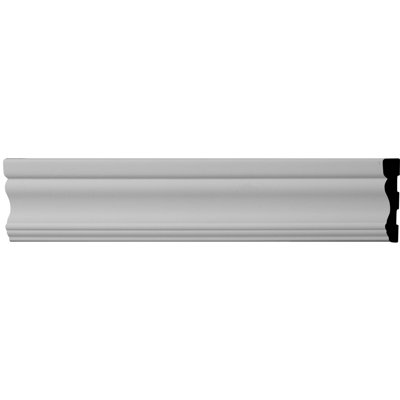 2 moulures à panneau lisse H 7/8 po x P 5/8 po x L 94 1/2 po