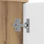 Single Bathroom Vanity with Ceramic Basin-1379808427