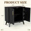 Buffet de rangement cannelé Mid Century-129514412