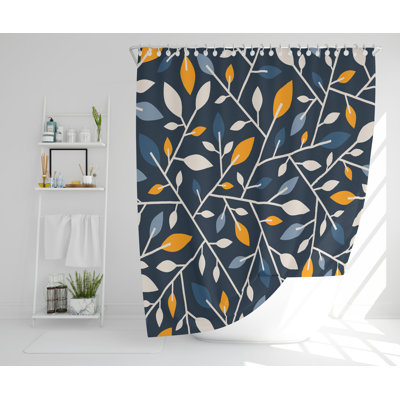 Burtundy 2 Piece Polyester Shower Curtain Set