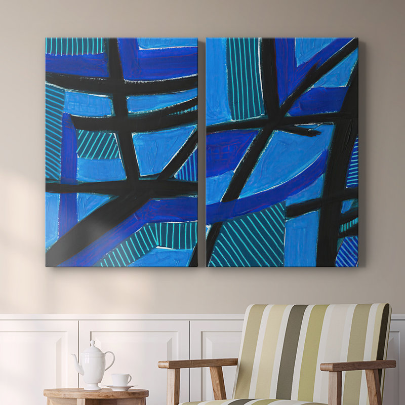 InvolvedBluesI-Premium Gallery Wrapped Canvas -Ready to Hang, 18" H x 24" W