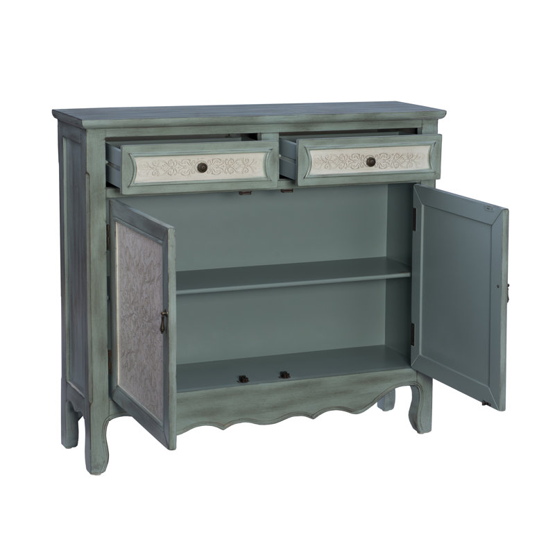 Woolridge Accent Cabinet, Antique Blue