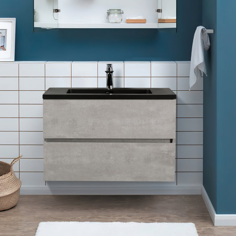Meuble-lavabo simple 29,5 po avec comptoir