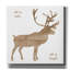  «Natural Reindeer F» par Erin Clark, art mural sur toile, 37 po x 37 po-904482016