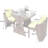 Hartfo 2 - Person Patio Dining Set with , Cushions Included