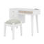 Ensemble de chambre à coucher 3 pièces avec cadre de lit-691449219