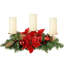 Poinsettia Candelabrum Arrangement