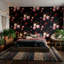 Papier peint floral, botanique rétro-661635390-661635385