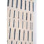 Natural Canvas With Black Stripe Pattern And Black Frame - Single Picture Frame Print on Canvas