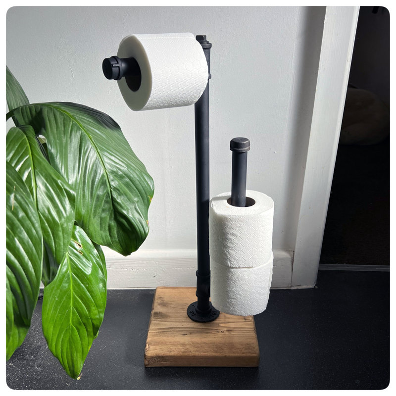 Metompkin Free Standing Toilet Paper Holder
