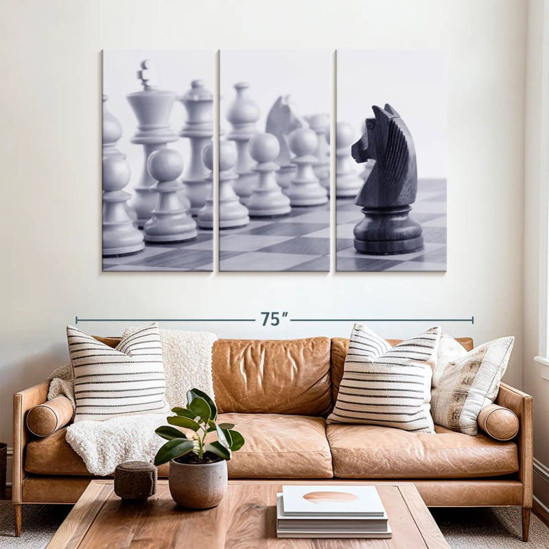 Senne Chess Game Knight, H 42 po x l 65 po