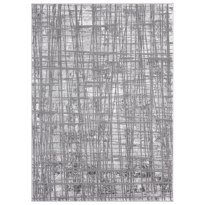 Tapis gris, Rectangle 7 pi 9 po x 9 pi 9 po