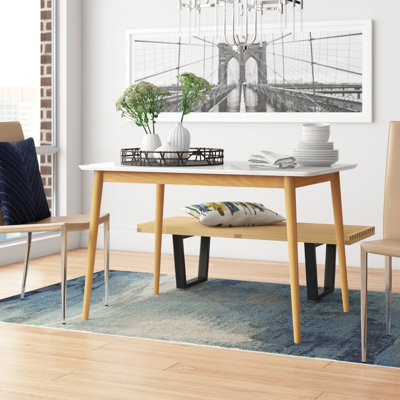Bedwell Solid Wood Base Dining Table