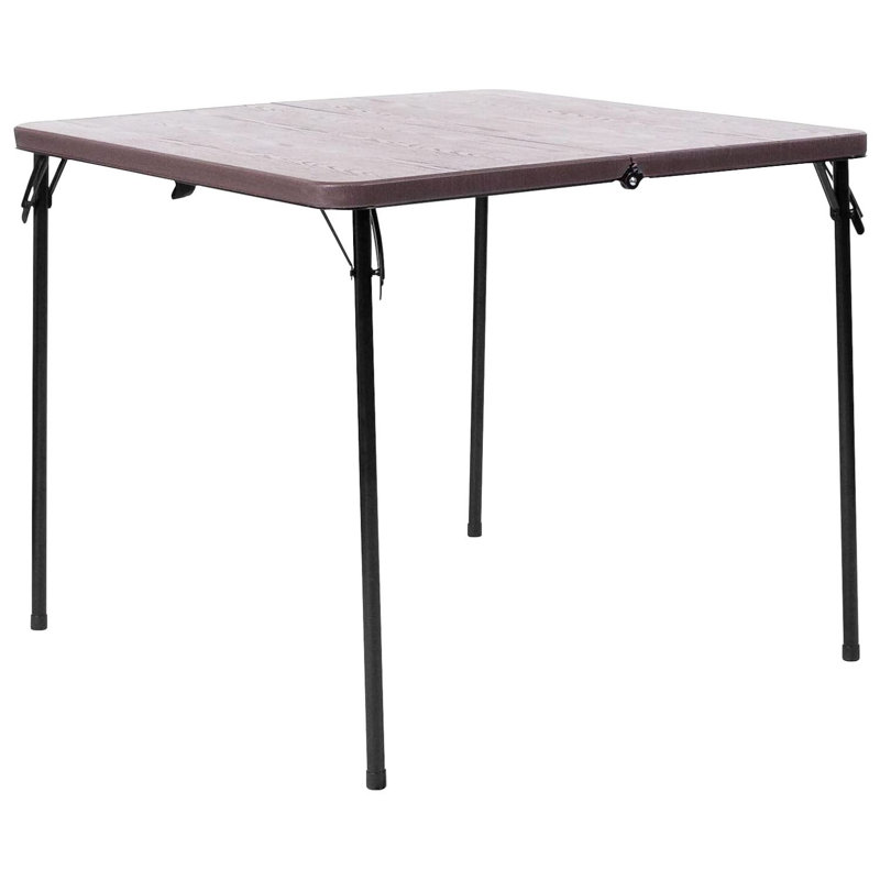 Tanda Square Plastic Outdoor Folding Chat Table