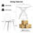 5-Piece Modern Clear Dining Set With Clear Dining Chair For Dining Room-129163468-129163470