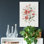 «Linen Botanical Coral II» par Carol Robinson, reproduction d'art sur toile tendue